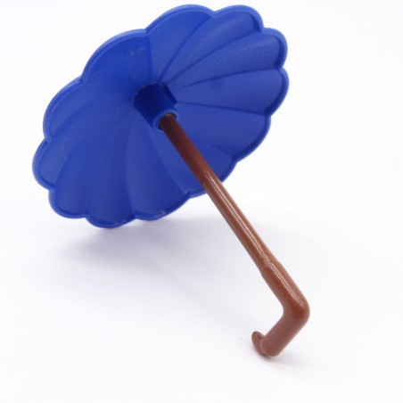 Playmobil 40327 Parapluie Bleu Manche Marron