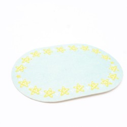 Playmobil 40338 Tapis Bleu et Jaune Salle de Bain 5330 colorié en dessous