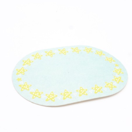 Playmobil 40338 Tapis Bleu et Jaune Salle de Bain 5330 colorié en dessous