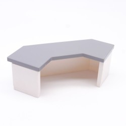 Playmobil 40359 Bureau Angle Blanc et Gris
