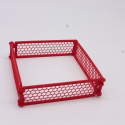 Playmobil 40414 Enclos à Lapin Grilles Rouges