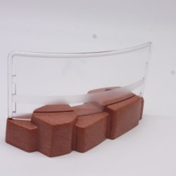 Playmobil 40419 Barrière Tansparente Haute sur Rocher Enclos Zoo 4850 7476