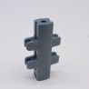 Playmobil 40421 Petit Poteau Gris Bleu Barrière Zoo 4850 4852 7476