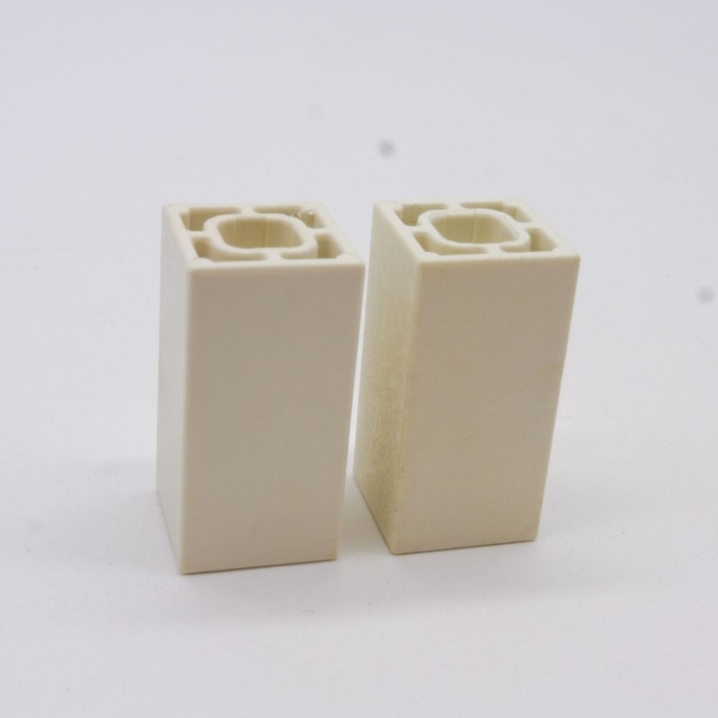 Playmobil 40450 Lot de 2 Petits Poteaux Blancs H 30mm System X 4190 3171 3885 4410 6672