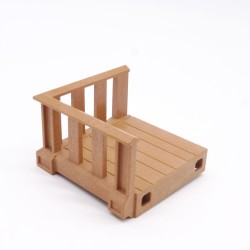 Playmobil 40476 Sol Angle Marron Clair avec rambardes System X 3268 5670 6373 7761