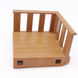 Playmobil 40476 Sol Angle Marron Clair avec rambardes System X 3268 5670 6373 7761