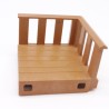 Playmobil 40476 Sol Angle Marron Clair avec rambardes System X 3268 5670 6373 7761