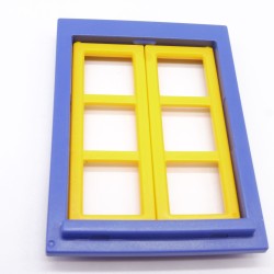 Playmobil 40492 Fenêtre Bleu et Jaune 60mm X 80mm System X 3965