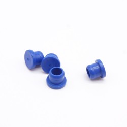 Playmobil 40514 Lot de 4 Connecteurs Bleus Ronds System X 4263 4264