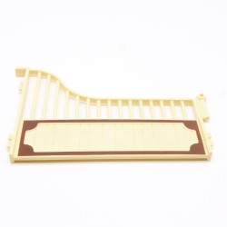 Playmobil 40563 Mur Gauche Jaune Paille et Marron pour Box à Chevaux 5516 5517 70589