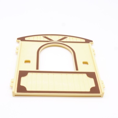 Playmobil 40565 Mur du Fond Jaune Paille et Marron pour Box à Chevaux 5516 5517 70589