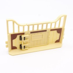 Playmobil 40566 Portail Jaune Paille et Marron pour Box à Chevaux 5516 5517 70589