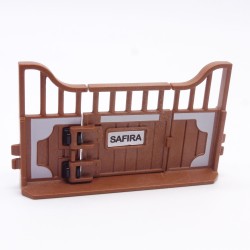 Playmobil 40567 Portail Marron et Blanc pour Box à Chevaux 5520 5521