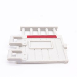 Playmobil 40569 Porte du Portail Gris Clair et Rouge pour Box à Chevaux 5107 5108