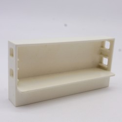 Playmobil 18755 Petit Mur Bas Blanc avec étagère System X 4343 4346 5989 6865 9372