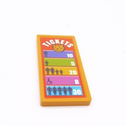 Playmobil 20558 Panneau Orange System X Tickets Cirque