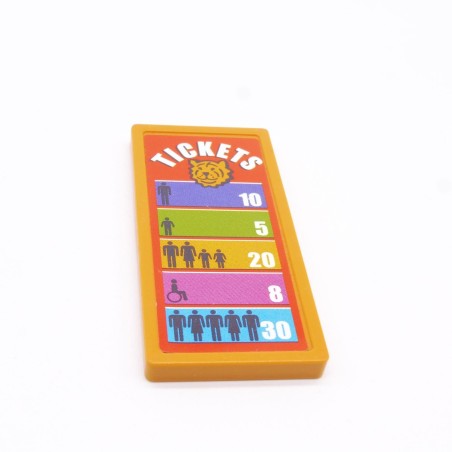 Playmobil 20558 Panneau Orange System X Tickets Cirque
