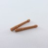 Playmobil 27041 Lot de 2 Baguettes Marron Clair pour Tambour Indien