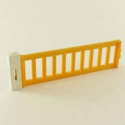 Playmobil 23323 Barrière Jaune Orange avec Poteau Blanc 4343 4344 6120