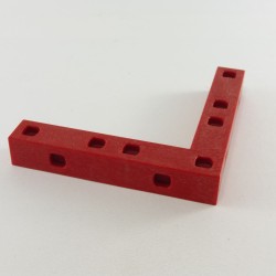 Playmobil 25665 Barre de Finition Angle Rouge System X 4410