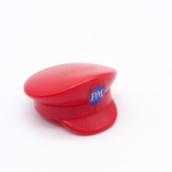 Playmobil 40639 Chapeau Casquette Rouge Controleur de train PM