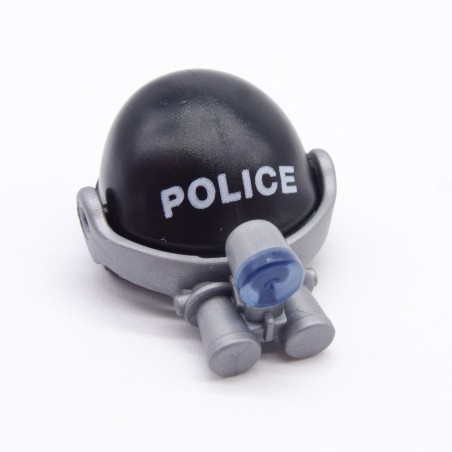 Playmobil 40640 Casque Noir avec Lunettes Infrarouge Forces Spéciales Police