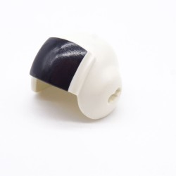 Playmobil 40641 Casque Blanc et Noir de Pilote Hélicoptère Dessin Aigle Derrière