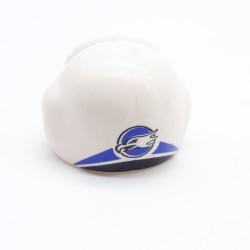 Playmobil 40641 Casque Blanc et Noir de Pilote Hélicoptère Dessin Aigle Derrière