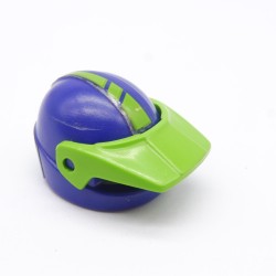 Playmobil 40647 Casque de Moto Bleu BOERI avec Visière Verte
