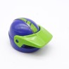 Playmobil 40647 Casque de Moto Bleu BOERI avec Visière Verte