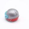 Playmobil 40648 Casque de Moto Gris et Rouge avec Carreau Bleu