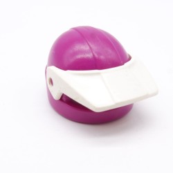 Playmobil 40649 Casque de Moto Violet Visière Blanche