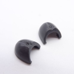 Playmobil 40658 Lot de 2 Couvre épaules Gris Foncé