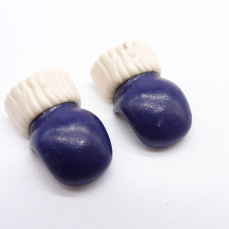 Playmobil 40661 Paire de Gants Moufles Adultes Bleu et Blanc