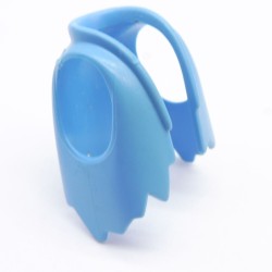 Playmobil 40668 Gilet Bleu Clair Déchiré Léger Jaunissement