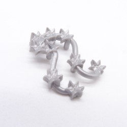 Playmobil 40679 Fleurs Gris Argent pour Cheveux Femme