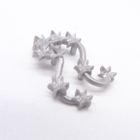 Playmobil 40679 Fleurs Gris Argent pour Cheveux Femme