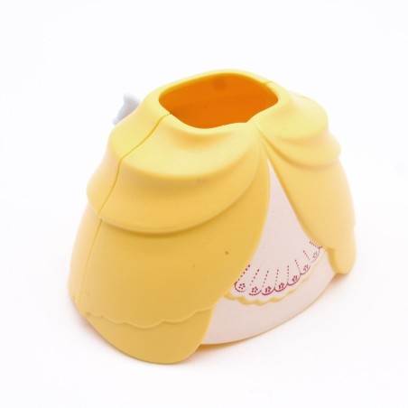 Playmobil 40698 Robe Jaune et Blanc avec Nœud Bleu