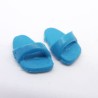 Playmobil 40721 Paire de Pantoufles Sandales Bleu Canard Souples