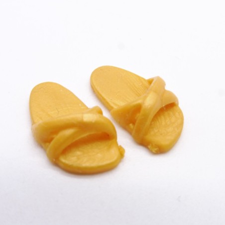 Playmobil 40723 Paire de Pantoufles Sandales Dorées Souples