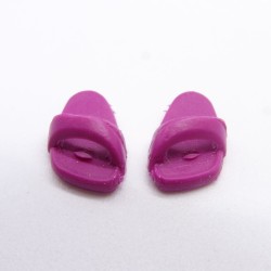 Playmobil 40725 Paire de Pantoufles Sandales Violettes Enfant
