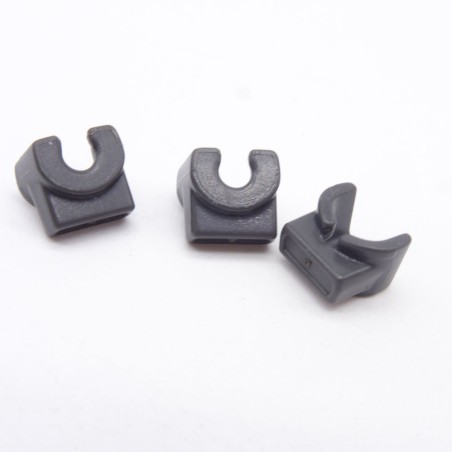 Playmobil 40734 Lot de 3 Bracelets Manchettes Espace Futuriste Gris Foncés