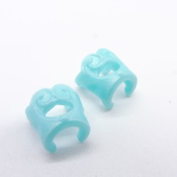 Playmobil 40738 Lot de 2 Bracelets Protections Poignets Bleu Aqua