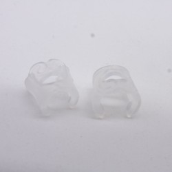 Playmobil 40739 Lot de 2 Bracelets Protections Poignets Blanc Transparent