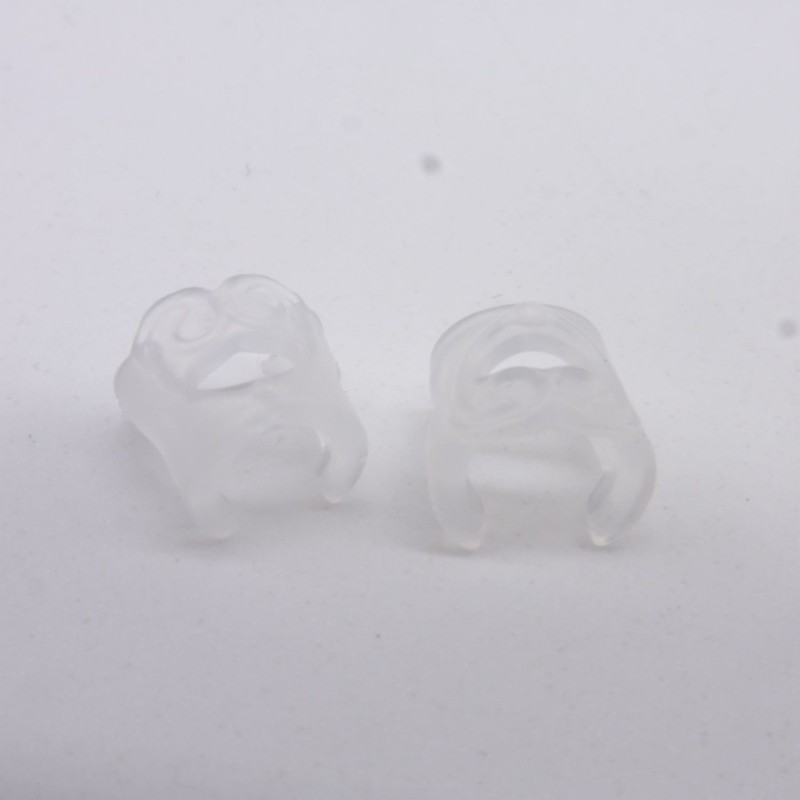 Playmobil 40739 Lot de 2 Bracelets Protections Poignets Blanc Transparent