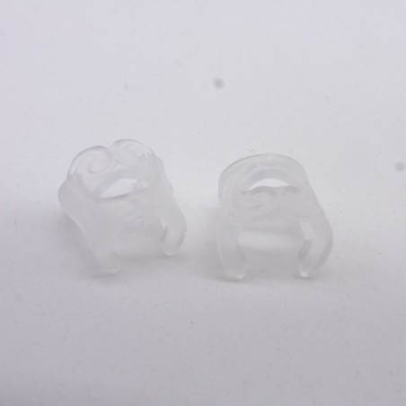 Playmobil 40739 Lot de 2 Bracelets Protections Poignets Blanc Transparent