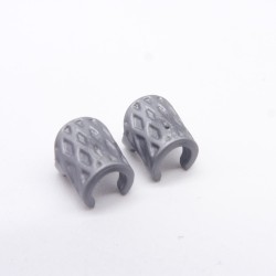 Playmobil 40741 Lot de 2 Protections Poignets Grises Gladiateur