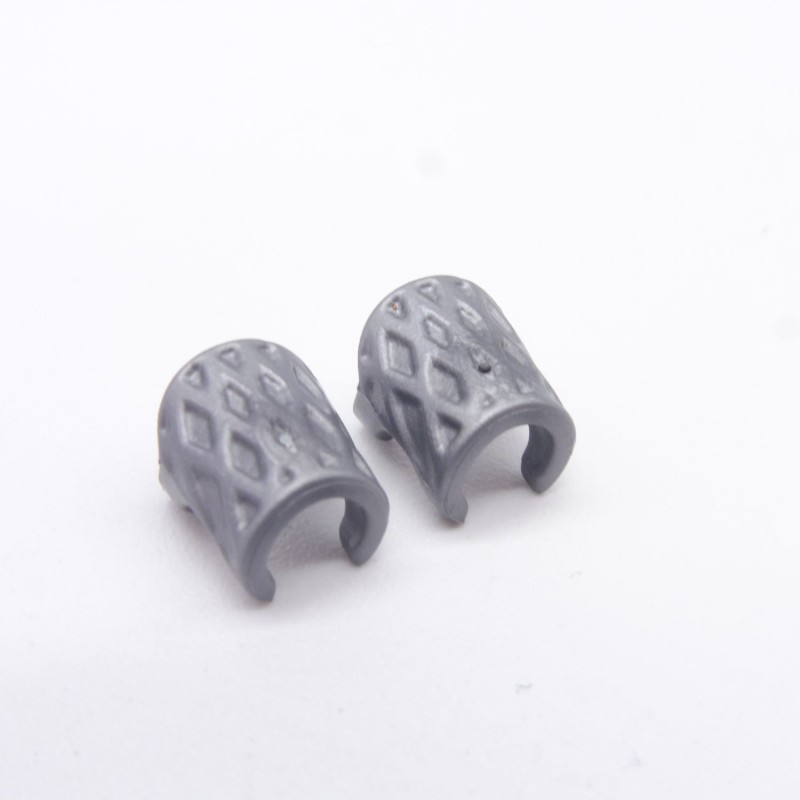 Playmobil 40741 Lot de 2 Protections Poignets Grises Gladiateur
