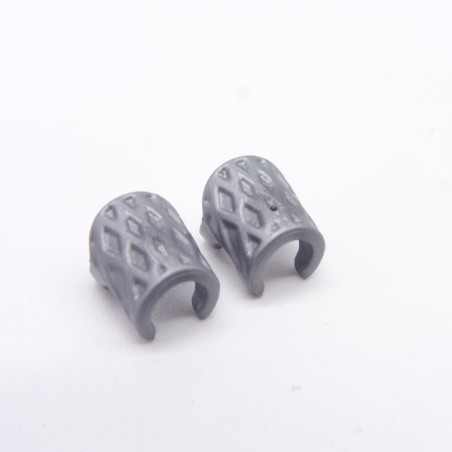 Playmobil 40741 Lot de 2 Protections Poignets Grises Gladiateur