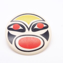 Playmobil 40790 Bouclier Indien Blanc Rouge Jaune noir